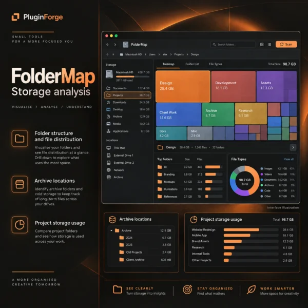 FolderMap — interface illustration